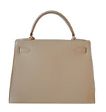 Hermès Hermès Kelly 28 Box Sellier Coquille d\'Oeuf