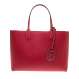 Gucci 368568 Red Leather / Ebony GG Supreme Canvas Reversible Large Tote Bag