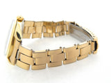 PRE OWNED MENS ROLEX GOLD SHELL OYSTER PERPETUAL WITH A BLACK DIAL 1024