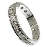 Estate white gold diamond eternity band