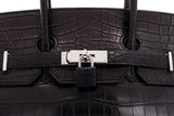 Black Crocodile Niloticus Mat Birkin 35