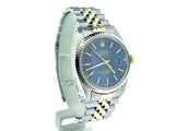 Pre Owned Mens Rolex Two-Tone Datejust with a Black Dial 16013