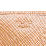 Prada Brown Saffiano Leather Continental Wallet