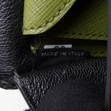 Prada Green / Grey Saffiano Leather Handbag