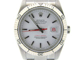 Pre Owned Mens Rolex Stainless Steel Datejust with a White Dial 116264