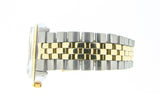 Pre Owned Mens Rolex Two-Tone Datejust with a Gold Roman Dial 1601