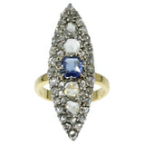 Marquise diamond engagement ring