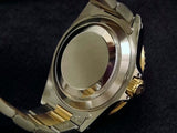 PRE OWNED MENS ROLEX TWO-TONE SUBMARINER DATE WITH A BLACK DIAL 16613