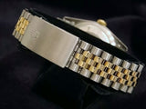 Pre Owned Mens Rolex Two-Tone Datejust with a Gold Diamond Dial 16233