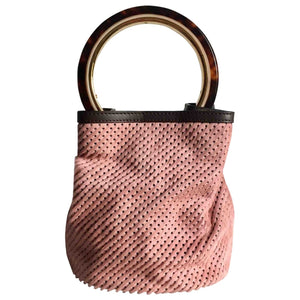 Marni pannier pink pony-style calfskin handbag