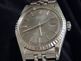 Pre Owned Mens Rolex Stainless Steel Datejust with a Slate Dial 1603