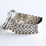 Pre Owned Mens Rolex Stainless Steel Datejust with a Black Dial 16030
