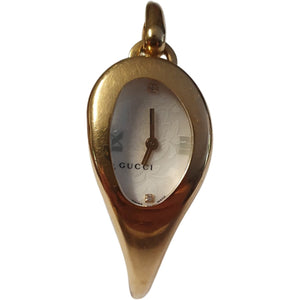 Gucci gold steel watch