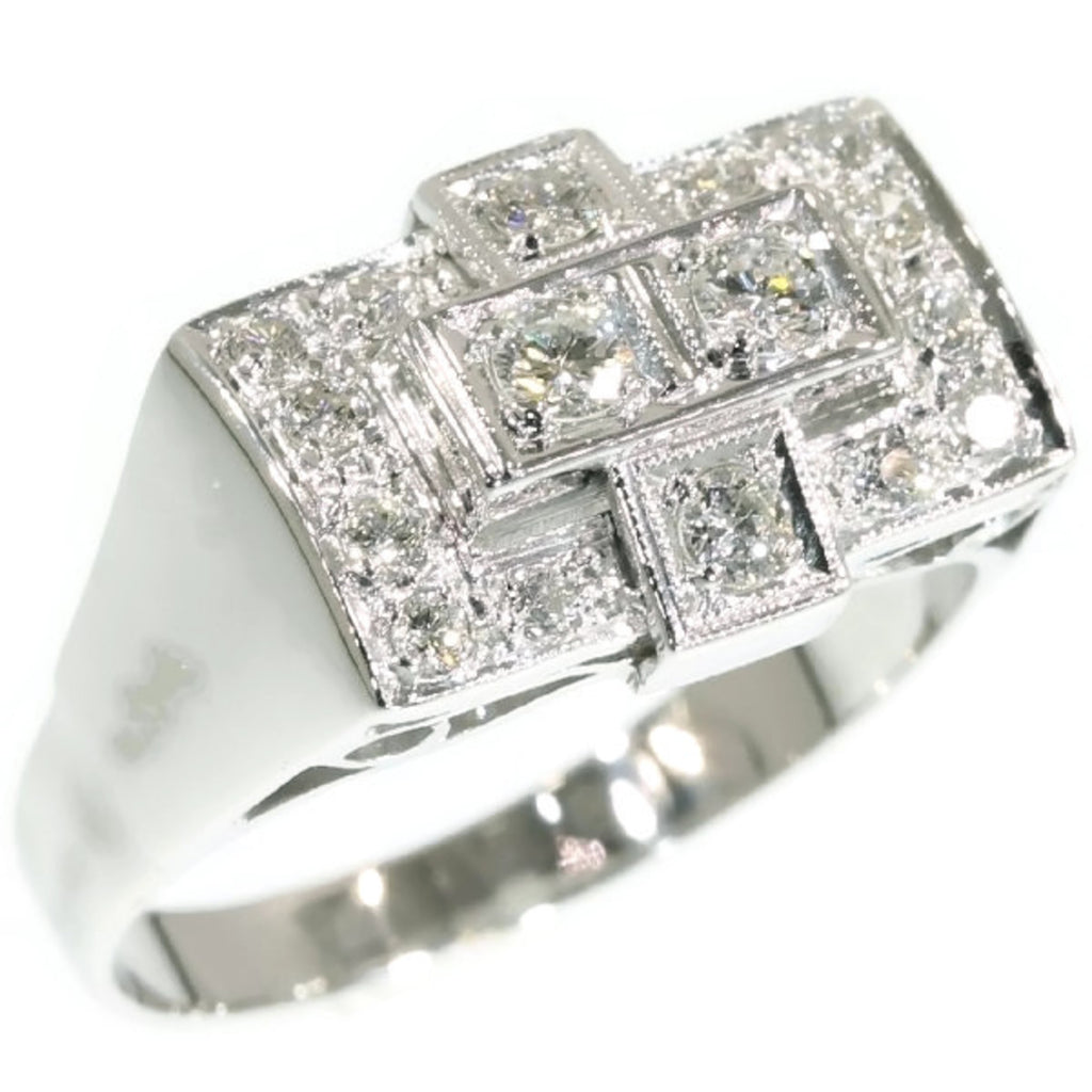 Art Deco style diamond ring from the 50s