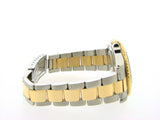 PRE OWNED MENS ROLEX TWO-TONE GMT-MASTER II WITH A GOLD SERTI DIAL 16713