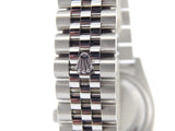 Pre Owned Mens Rolex Stainless Steel Datejust with a Silver Diamond Dial 116234