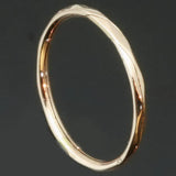 Romantic Victorian gold wedding band
