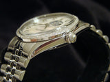 Pre Owned Mens Rolex Stainless Steel Datejust White MOP Diamond 16030