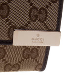 Gucci 291099 Beige/Ebony GG Fabric Continental Long Wallet