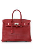 Braise Porosus Crocodile Lisse Birkin 35