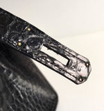 Hermes Kelly 32 Black Crocodile
