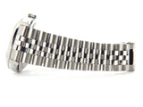 Pre Owned Mens Rolex Stainless Steel Datejust with a White Dial 16220