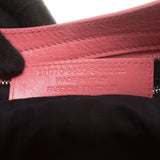 Balenciaga Pink Lambskin Silver Giant 12 City Motorcycle Handbag