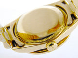 Pre Owned Mid Size Rolex Yellow Gold Datejust President White MOP Diamond 68278