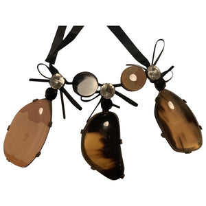 Marni pink plastic necklaces