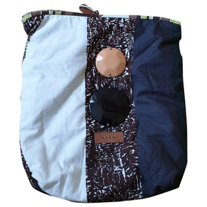 Marni brown cotton clutch bag
