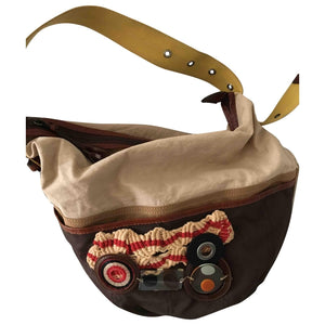 Marni yellow cotton handbag