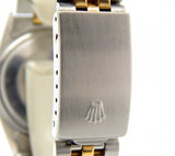 Pre Owned Mens Rolex Two-Tone Datejust with a Gold Tapestry Dial 16013