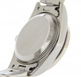 PRE OWNED LADIES ROLEX STAINLESS STEEL OYSTER PERPETUAL DIAMOND BLACK 76080