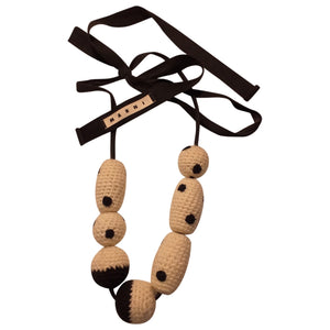 Marni multicolour cloth necklaces
