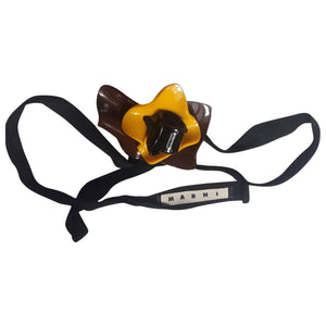 Marni brown plastic necklaces