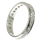 Estate white gold diamond eternity band
