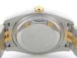 Pre Owned Mens Rolex Two-Tone Datejust with a White Roman Dial 116233