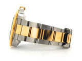 PRE OWNED MENS ROLEX TWO-TONE SUBMARINER DATE WITH A SERTI DIAL 16613T