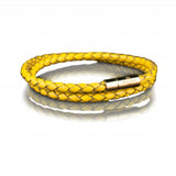 LEATHER BRACELET 4MM - GOLD