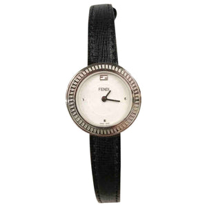 Fendi black steel watch