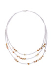 Three-tiered diamond necklace