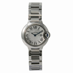 Cartier ballon bleu silver steel watch