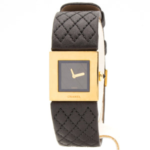 Chanel matelassÃ©e gold yellow gold watch