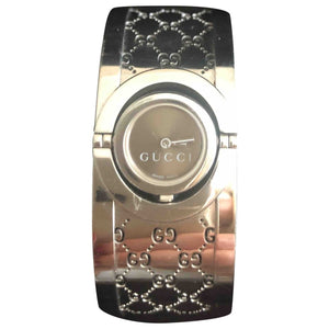 Gucci silver steel watch