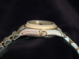 PRE OWNED LADIES ROLEX TWO-TONE OYSTER PERPETUAL WITH A SILVER DIAL 67193