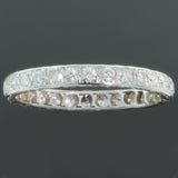 Platinum eternity band from the 50s