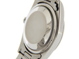 Pre Owned Mens Rolex Stainless Steel Datejust with a Salmon Roman Dial 16200