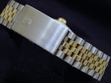 Pre Owned Mens Rolex Two-Tone Datejust Diamond Silver 16013