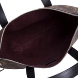 Louis Vuitton M40388 Monogram Macassar Canvas Kitan Handbag with Shouler Strap