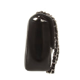 Chanel A93027 Black Lambskin Chevron Chain Bag